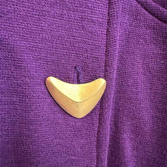 Vintage Peter Noviello Neiman Marcus Purple Wool 70’s 60’s Jacket Coat Size 4 S - Picture 4 of 9